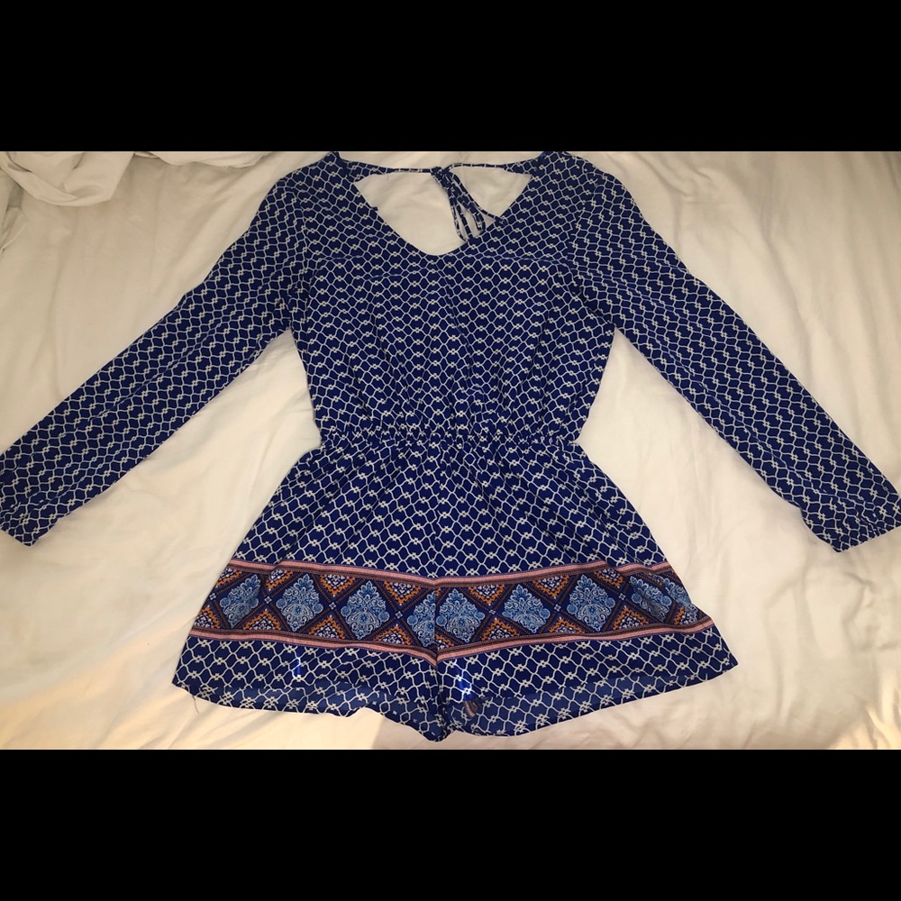 Blue romper
